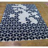 2018 Stereoscopic Cut Pile Carpet Red Geometric Pattern Rugs For Living Room thumbnail-3