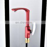 Modern Cheap Discount Brass Hot Cold Water Red Kitchen Basin Faucet,water Tap thumbnail-5