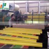 Yellow Leno Tarpaulin 55gsm Micro-Perforated Foils In Roll, for Building, Constructrion thumbnail-1