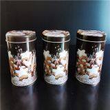 Chocolate & Coffee Large Round Tin Customized Logo Candy thumbnail-1