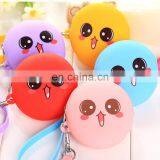 Round Mini Coin Wallets Earphones And Coin Key Assort Storage Bags Fashion Women Silicone Purse thumbnail-4