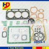 Excavator Spare Parts 3D84-1 Cylinder Head Gasket Diesel Engine Full Gasket Kit