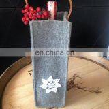 China Exporter Wine Bottle Felt Travel Removable Carry Bag thumbnail-4