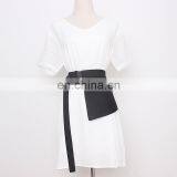 TWOTWINSTYLE Women's Belt Irregular High Waist Lace Up Pockets Clothes Accessories Adjustable thumbnail-2