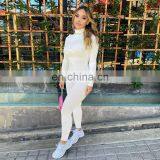 New Styles 2020 Women Solid Color Bodycon Jumpsuit Ladies Sportswear Long Playsuit Women Jumpsuit thumbnail-6