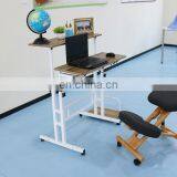 Factory Quality Stand Computer Desk Modern Table With Wheels thumbnail-6