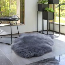 Home Use Anti-slip Soft Fluffy Area Rug Fur Sheepskin Carpet with Fashion Color