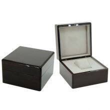 Личностно изготовленный роскошный блестящий подарочный ящик для деревянных часов из МДФ с лаком thumbnail-1