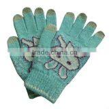 2014 New Fahisons Custom Magic Warm Lady's Knit Gloves for Touch Screen