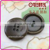 High Standard 4 Holes Natural Corozo Buttons thumbnail-2