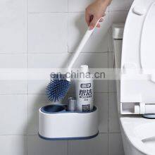 оптовая продажа 2 в 1 держателя для туалетной щетки, пластиковая туалетная щетка для мытья чаши, изготовитель держателя для туалетной щетки из нержавеющей стали thumbnail-5
