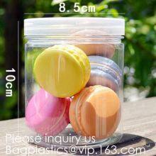 Pet Plastic Bottle Container for Candy Cookies Food Packaging,250ml 500ml PET Plastic Container Bottle Jar f thumbnail-5