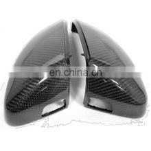 carbon fiber mirror cover for Audi A3/S3 with Side Assist Hole  replacement style 2013-2019