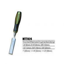 CR-V Go-Through Wood Chisel Set With Hardened Strike End For Woodworking Carving thumbnail-3