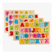 Wooden Learning Alphabet ABC Number Other Educational Toys Montessori Jigsaw Puzzles Game For Kids Spielzeug juegos didacticos