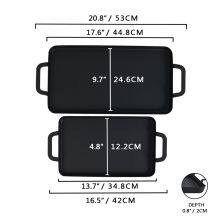 Stove Top Double Burner Carbon Steel Flat Griddle Manufacturer thumbnail-2