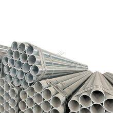 Hot DIP Galvanized Round Steel Pipe / Gi Pipe Pre Galvanized Steel Pipe Galvanized Tube for Construction thumbnail-1