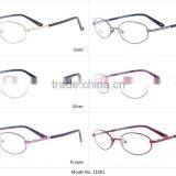 Full-rim Metal Oval New Model Fancy Reading Eyewear Optical Glasses Frame From China thumbnail-3