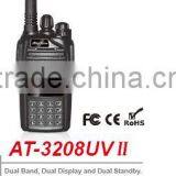 AT-3208UVII Low Price Dual Brand Handheld Radio With FCC, CE and ROHS thumbnail-1