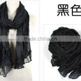 Cheap Voile Polyester Solid Color Lady Scarf thumbnail-4