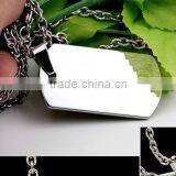 High Quality Stainless Steel Mirror Polish Blank Dog Tag thumbnail-3