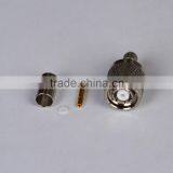 TNC Male Connector Crimp/Solder Attachment For RG58, LMR-195 Cable