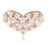 Fashion Design Heart Wedding Brooch