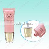 D30 25ml-70ml High-end Oval BB Cream Tube With Pump Head and Transparent Cap