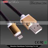 High Quality Mfi Certified With Fashion PU Leather 8pin USB Data Sync Charge Cable for IPhone 5/6 thumbnail-3
