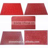 Anti-slip Polyester Pvc Flocking Fabric Door Mat thumbnail-3
