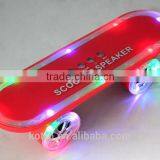 Newest Scooter LED Light TF Card Outdoor Scooter Bluetooth Speaker
