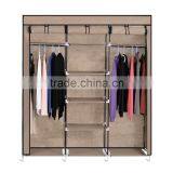 DIY Furniture Portable Folding Fabric Cloth Steel Frame Wardrobe Closet Home Clothes Storage Cabinet OS003666 thumbnail-2
