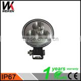 WEIKEN 24 hour work light 9W LED Driving Light Round Spot LED Work Light for 4x4 Off-road SUV