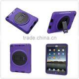 360 Rotation ShockProof Heavy Duty Case With Touch Screen Stand for IPad Air thumbnail-6
