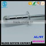 HIGH QUALITY FACTORY DOME HEAD AL/ST MULTI GRIP RIVETS thumbnail-6