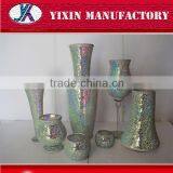 Home Use Mosaic Glass Floor Decorative Flower Vases
