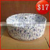 Bathrooms Furniture Blue and White Porcelain Patterned Ceramic Sink BO-27 thumbnail-1