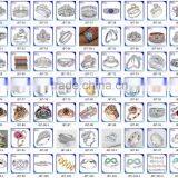 Pair Couples Puzzle Matching Stainless Steel Heart Shape Wedding Engagement Love Rings Set Quality Choice thumbnail-3