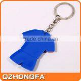 Custom Rubber Keyring, Football T-Shirt Shape Keyring thumbnail-4
