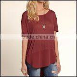Top Quality Blank Fat T-shirt for Women Hot Sale in Wholsale Factory thumbnail-3