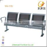 Stainless Steel Bule Color Public Salon Waiting Area Chairs thumbnail-2