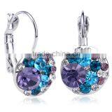 Mickey Mouse Gold Dangle Crystal Earrings Quality Choice thumbnail-1