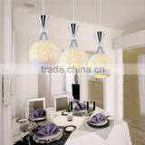 Top Quality LED Pendant Lights 3 Heads Ceramic Round Pendant Lamps thumbnail-3
