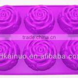 Non Stick Decorative Bakery Disposable Silicone Cupcake Tray