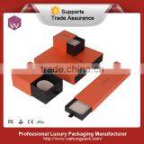 Csutom Rose Gold Color Paper Jewelry Ring Box thumbnail-1