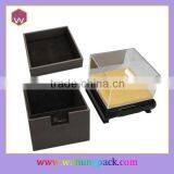 Custom New Black Wooden Women's Perfume Box