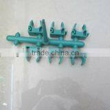 U Clap Clip Pipe Fitting Injection Mould/6 Cavities/Collapsible Core