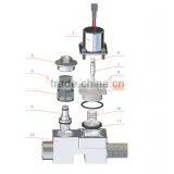 Stainless Steel Toilet Flush Control Water Magnetic Valve 24V DC Solenoid Valve Electric Valve thumbnail-2