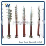 Factory Of Galvanized Ground Anchor Plugs For Solar Mounting Systerm With Low Price And High Quality