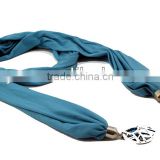 Popular hot sell neckwear fashion scarf pattern necklace